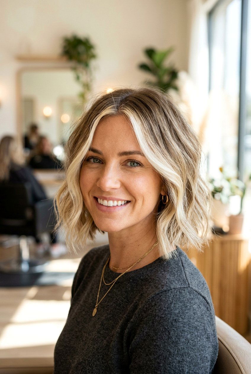 Blonde balayage bob - 20 balayage for short hair - 20 balayage for short hair