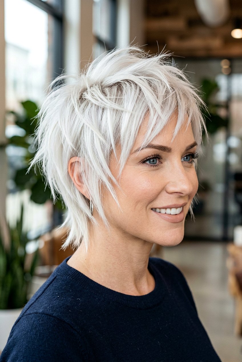 Blonde choppy pixie - 20 choppy pixie haircut - 20 choppy pixie haircut