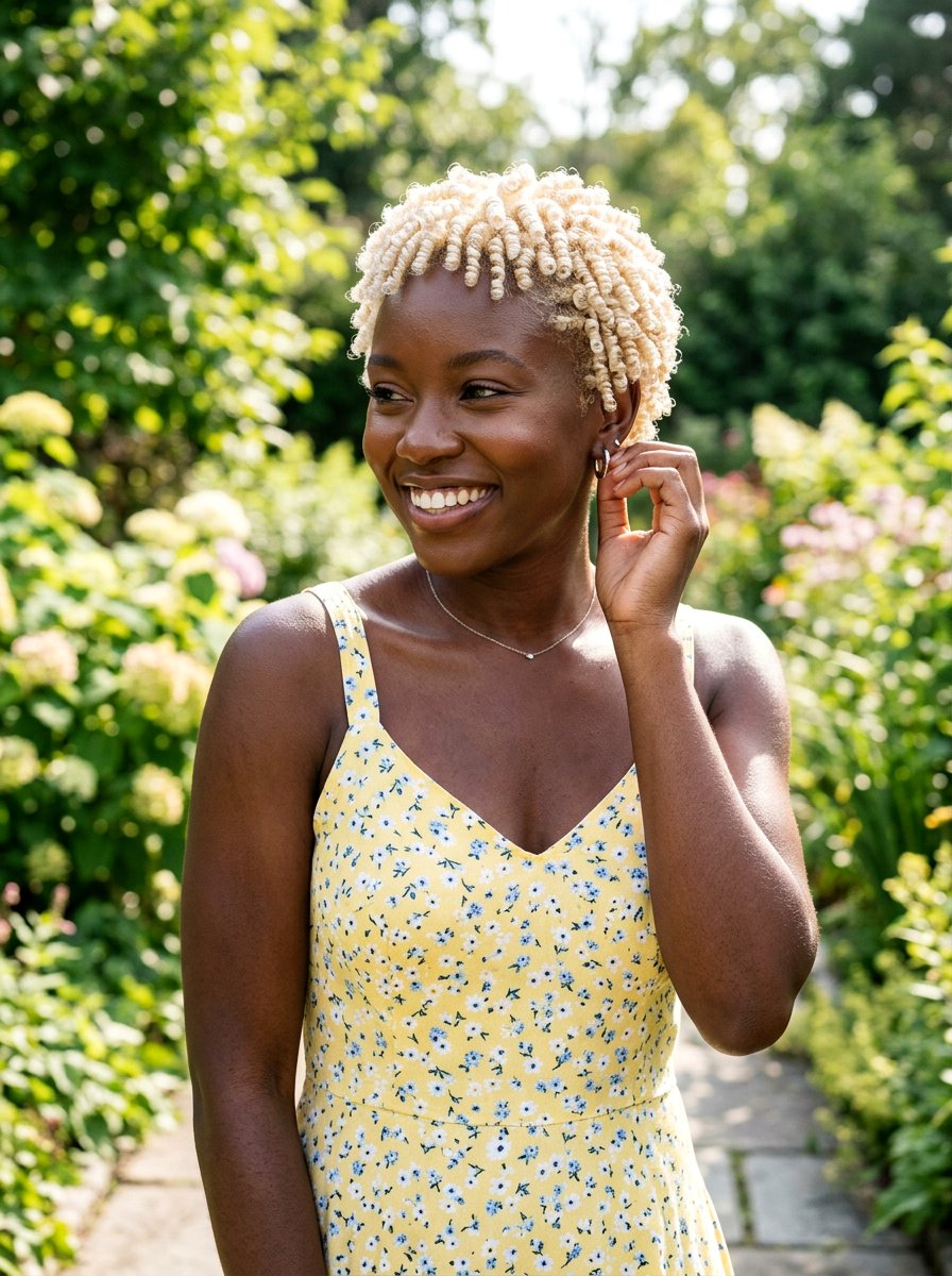 Blonde finger coils short hair - 20 twa hairstyles with finger coils - 20 twa hairstyles with finger coils
