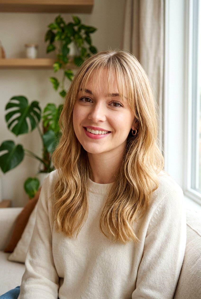 Blonde hair with see through bangs - 20 korean see through bangs - 20 korean see through bangs