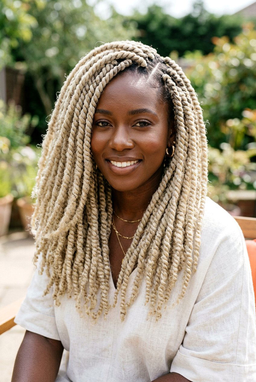 Blonde marley twists - 20 marley twists hairstyles - 20 marley twists hairstyles