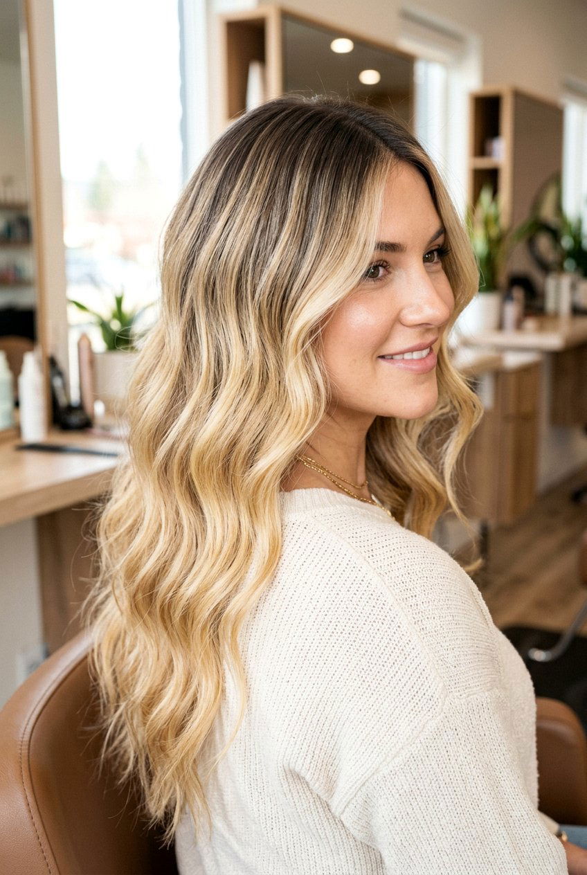 Blonde shadow root balayage - 20 shadow root balayage - 20 shadow root balayage