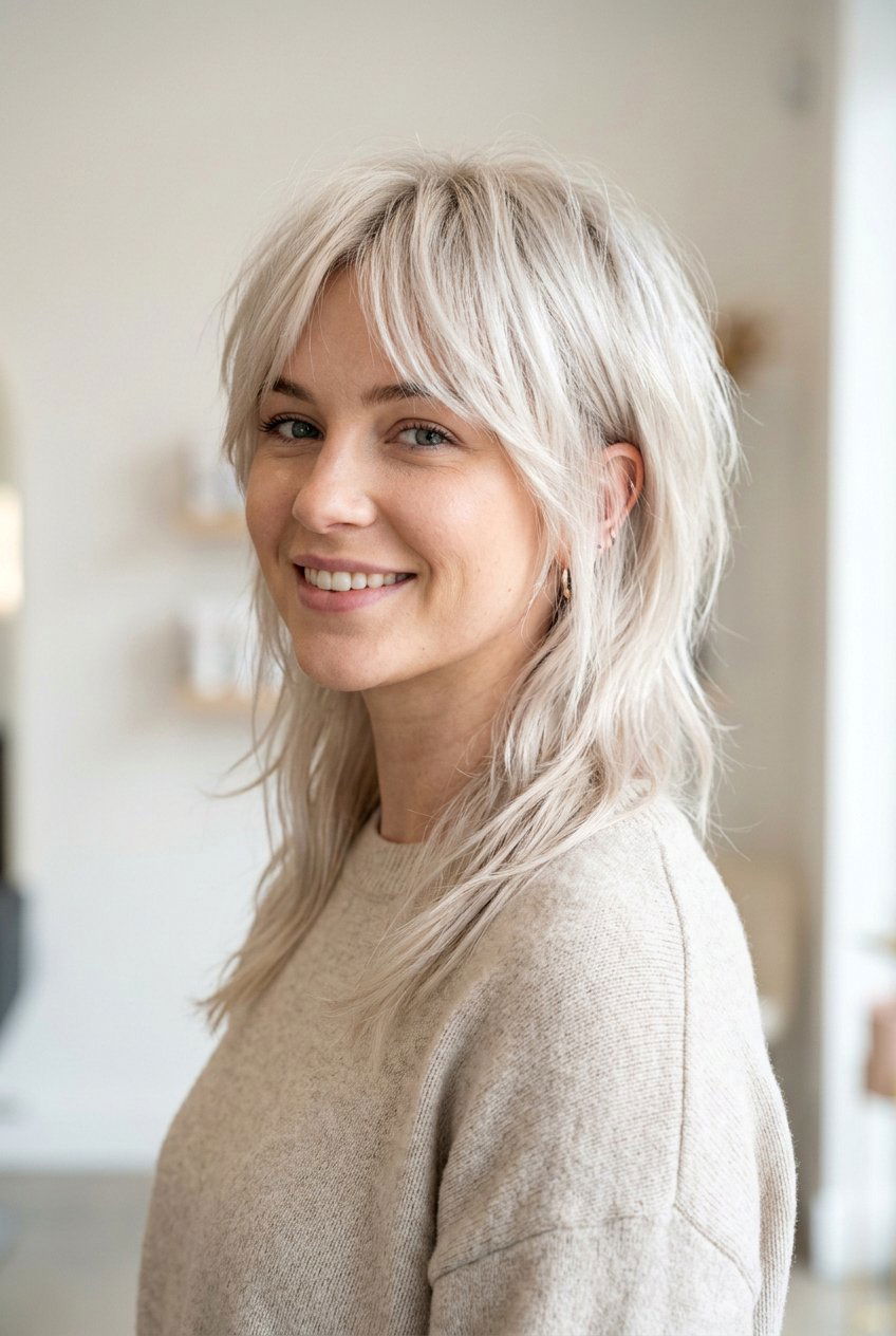 Blonde soft mullet - 20 soft mullet haircut - 20 soft mullet haircut