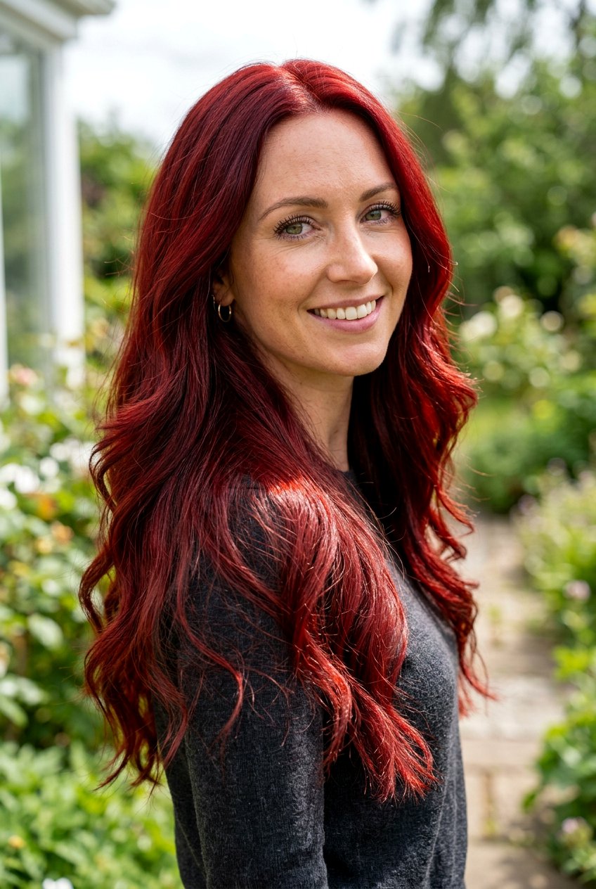Blood red auburn - 20 deep auburn hair color - 20 deep auburn hair color
