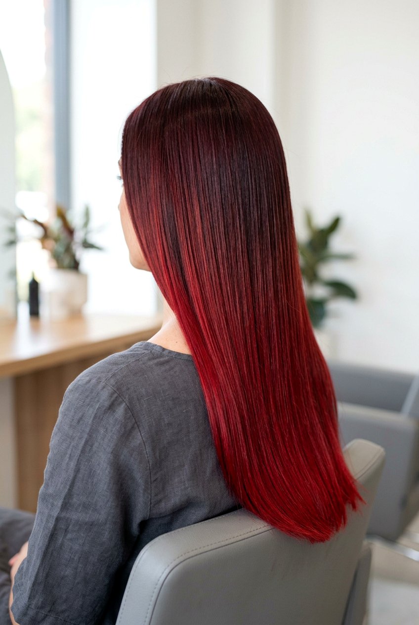 Blood red ombre aesthetic - 20 red ombre hair color - 20 red ombre hair color