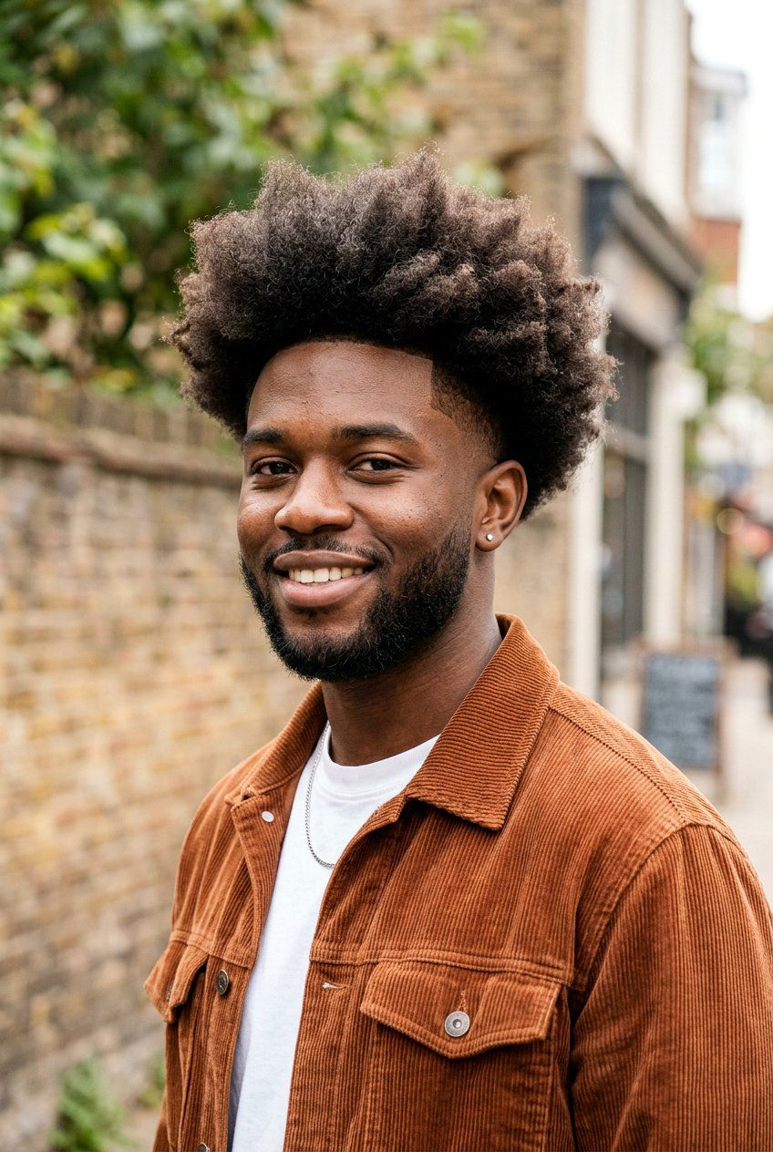 Blown Out Taper Afro Haircut - 20 taper afro haircut men - 20 taper afro haircut men