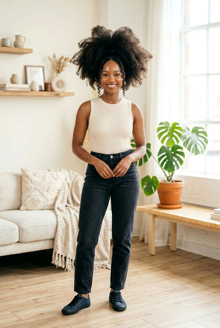 Blowout Afro Ponytail - 20 blowout afro hairstyle for natural hair - 20 blowout afro hairstyle for natural hair