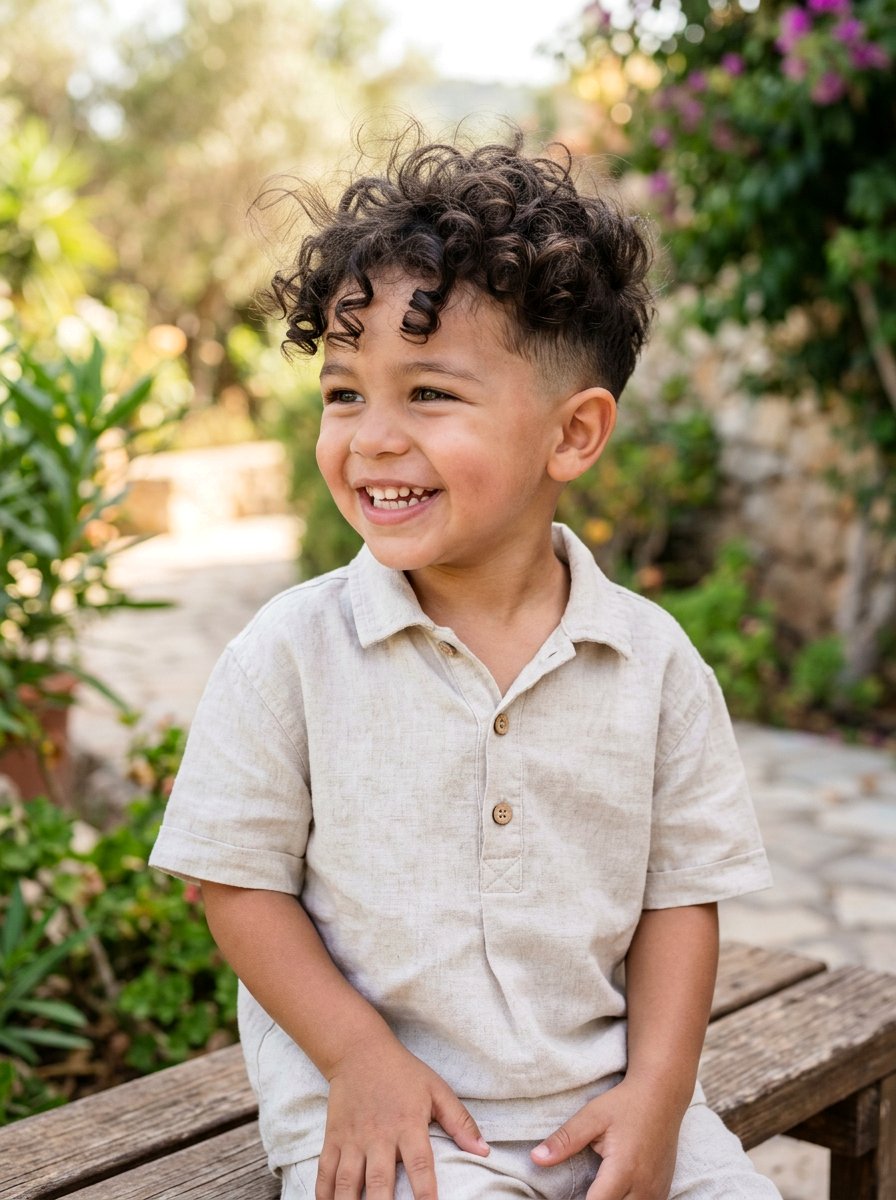 20 Best Toddler Curly Fade Haircut Ideas for Little Boys