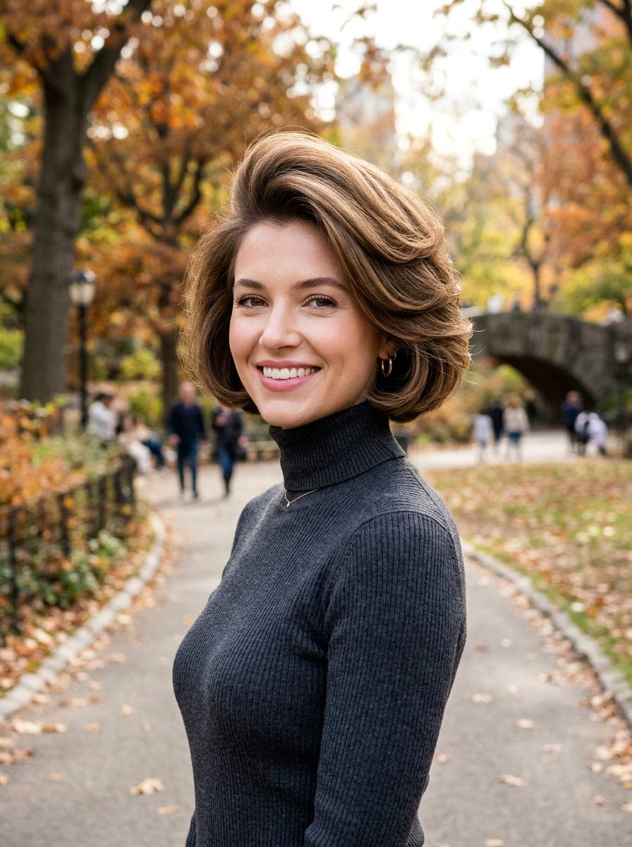 Blowout Short Bob - 20 interview hairstyle for short bob - 20 interview hairstyle for short bob