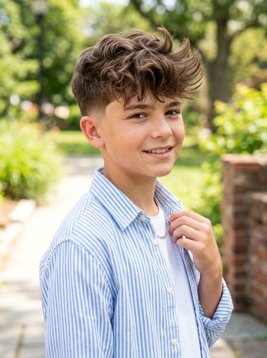 20 Trendy Textured Fringe Haircut Ideas for Boys to Try