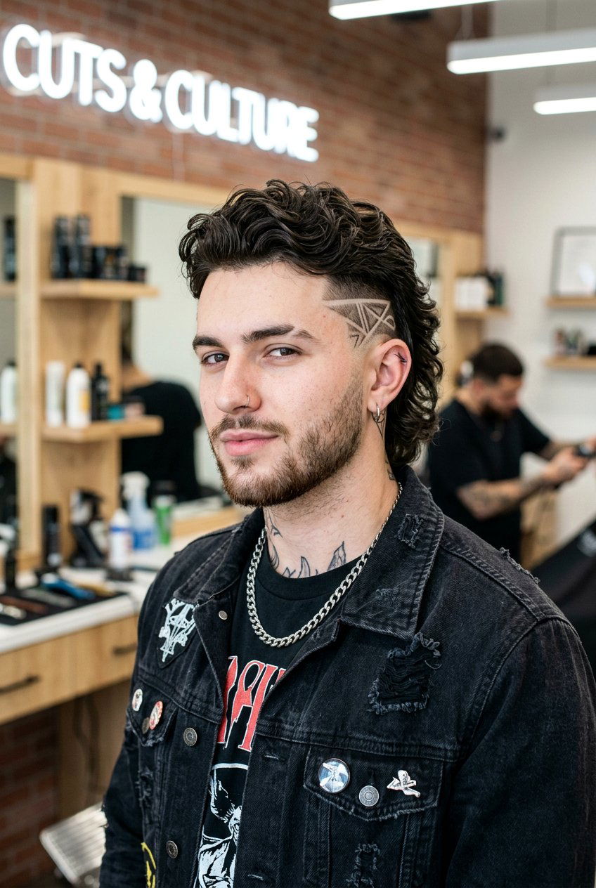 Blowout Wavy Mullet Fade - 20 men mullet fade for wavy hair - 20 men mullet fade for wavy hair