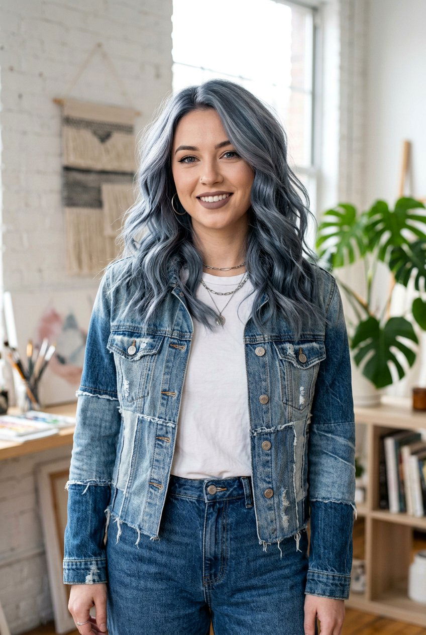 Blue Gray Hair Color - 20 elegant gray hair color ideas - 20 elegant gray hair color ideas