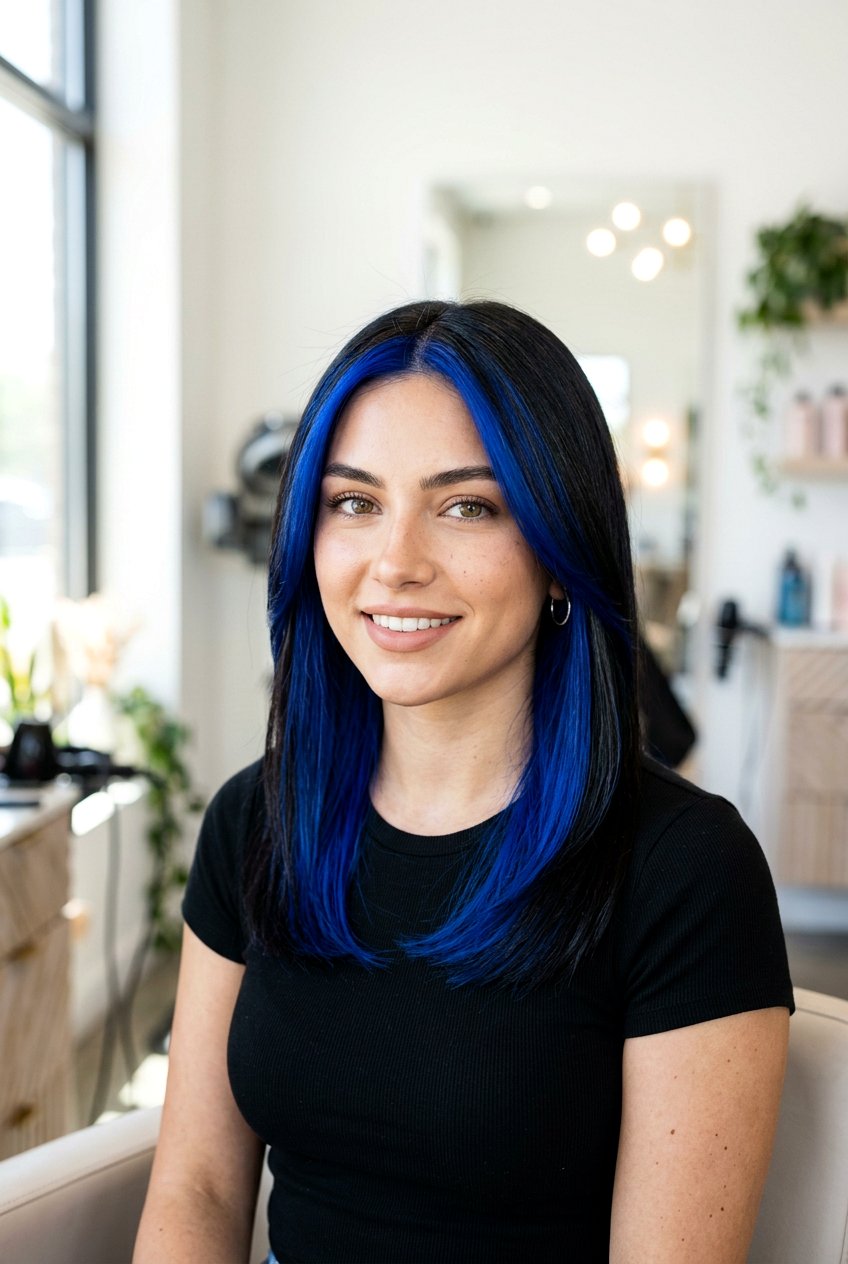 Blue halo highlights - 20 halo highlights hair - 20 halo highlights hair