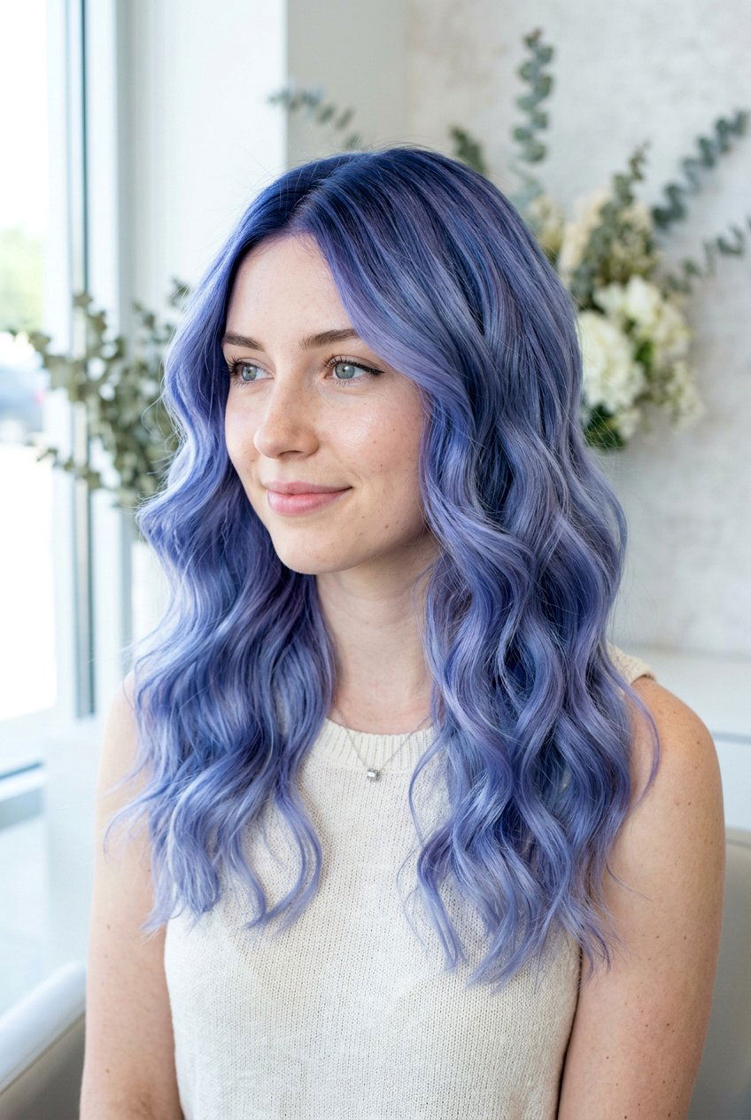 Blue lilac hair - 20 lilac hair color ideas - 20 lilac hair color ideas