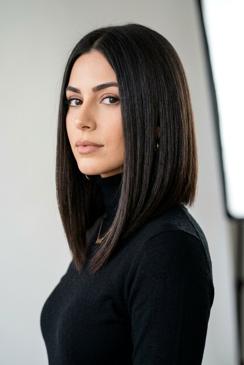 Blunt Angled Lob Thick Hair - 20 angled lob for thick hair - 20 angled lob for thick hair