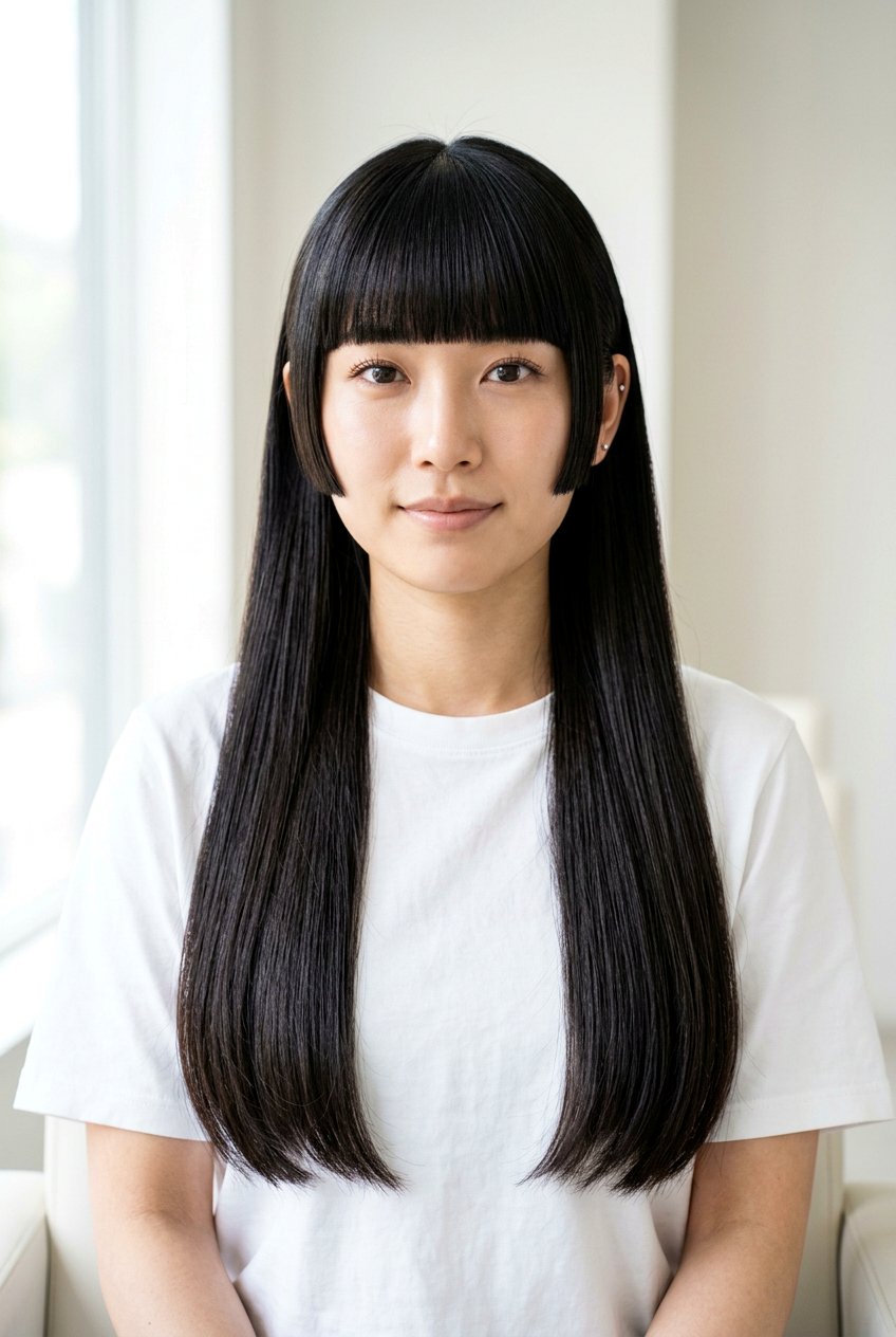 Blunt Bang Hime - 20 modern hime haircut - 20 modern hime haircut