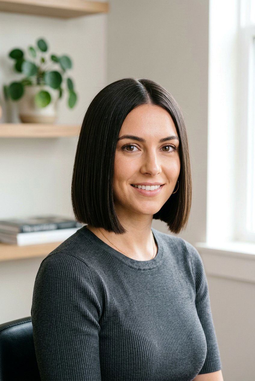 Blunt Bob - 20 short hairstyles for thin hair - 20 short hairstyles for thin hair