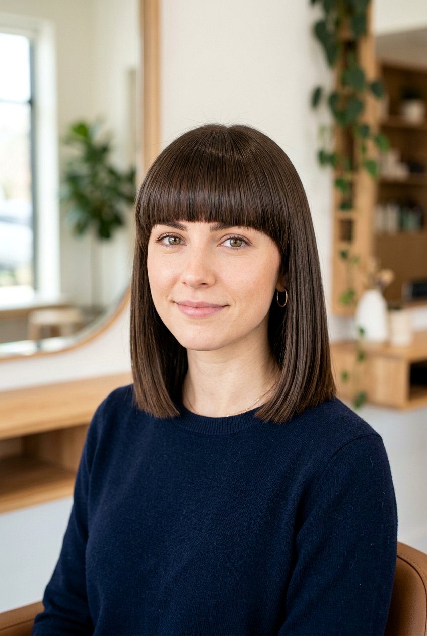 Blunt Bob - 20 japanese hairstyles for women - 20 japanese hairstyles for women