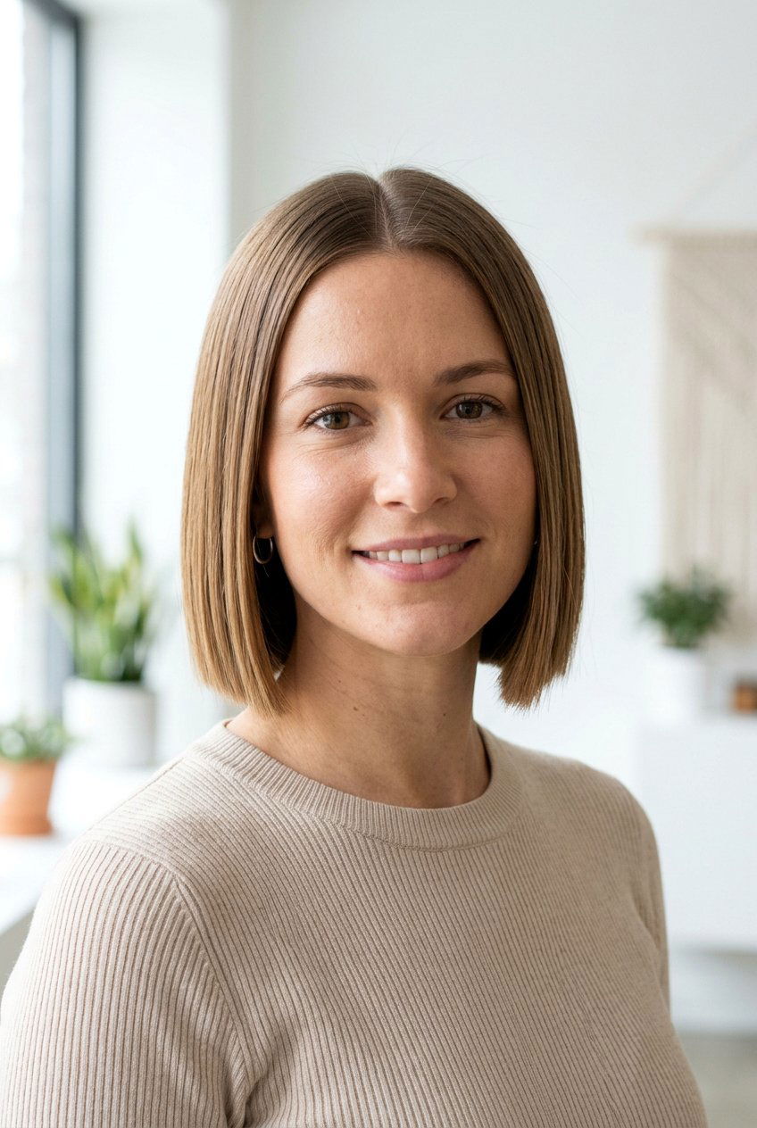 Blunt Bob - 20 short hairstyles for women over 40 - 20 short hairstyles for women over 40