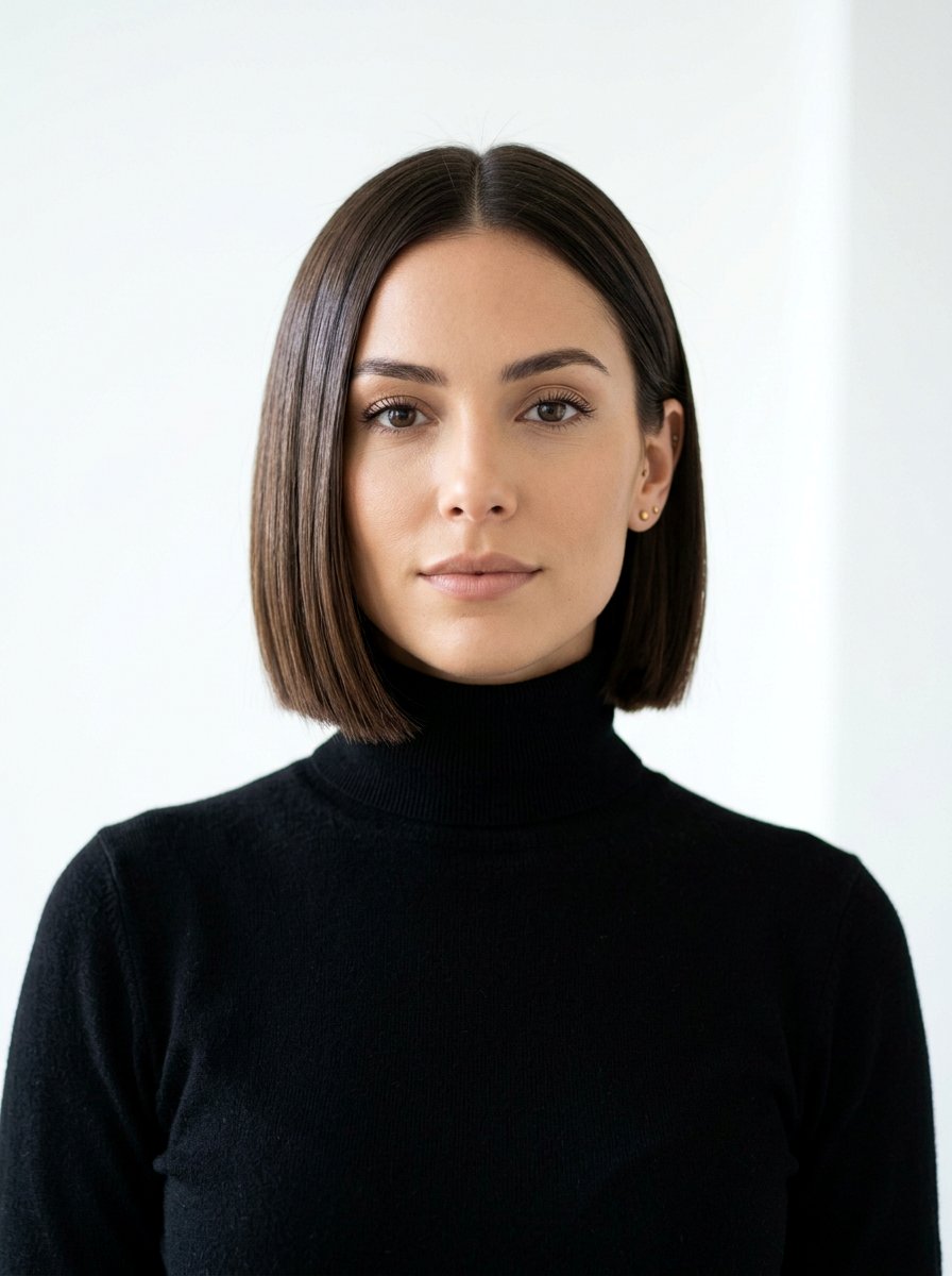 Blunt Bob Cut - 20 short natural haircut for thick hair - 20 short natural haircut for thick hair