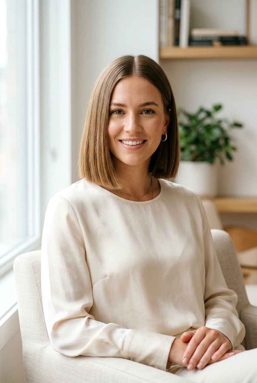 Blunt Bob For Brittle Ends - 20 haircut for transitioning hair color damage - 20 haircut for transitioning hair color damage