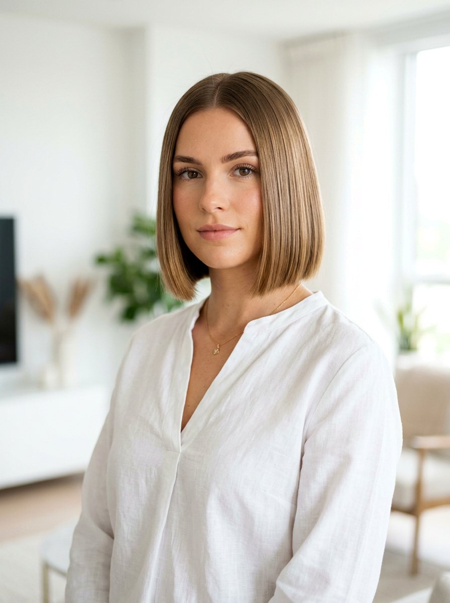 Blunt Bob For Fine Hair - 20 one length haircut for fine hair - 20 one length haircut for fine hair