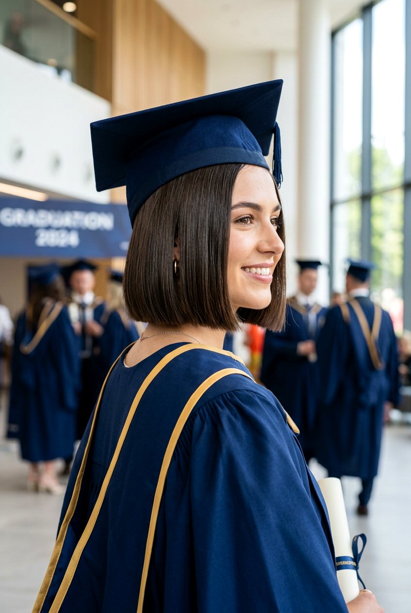 Blunt Bob Graduation - 20 graduation hairstyle for short bob - 20 graduation hairstyle for short bob