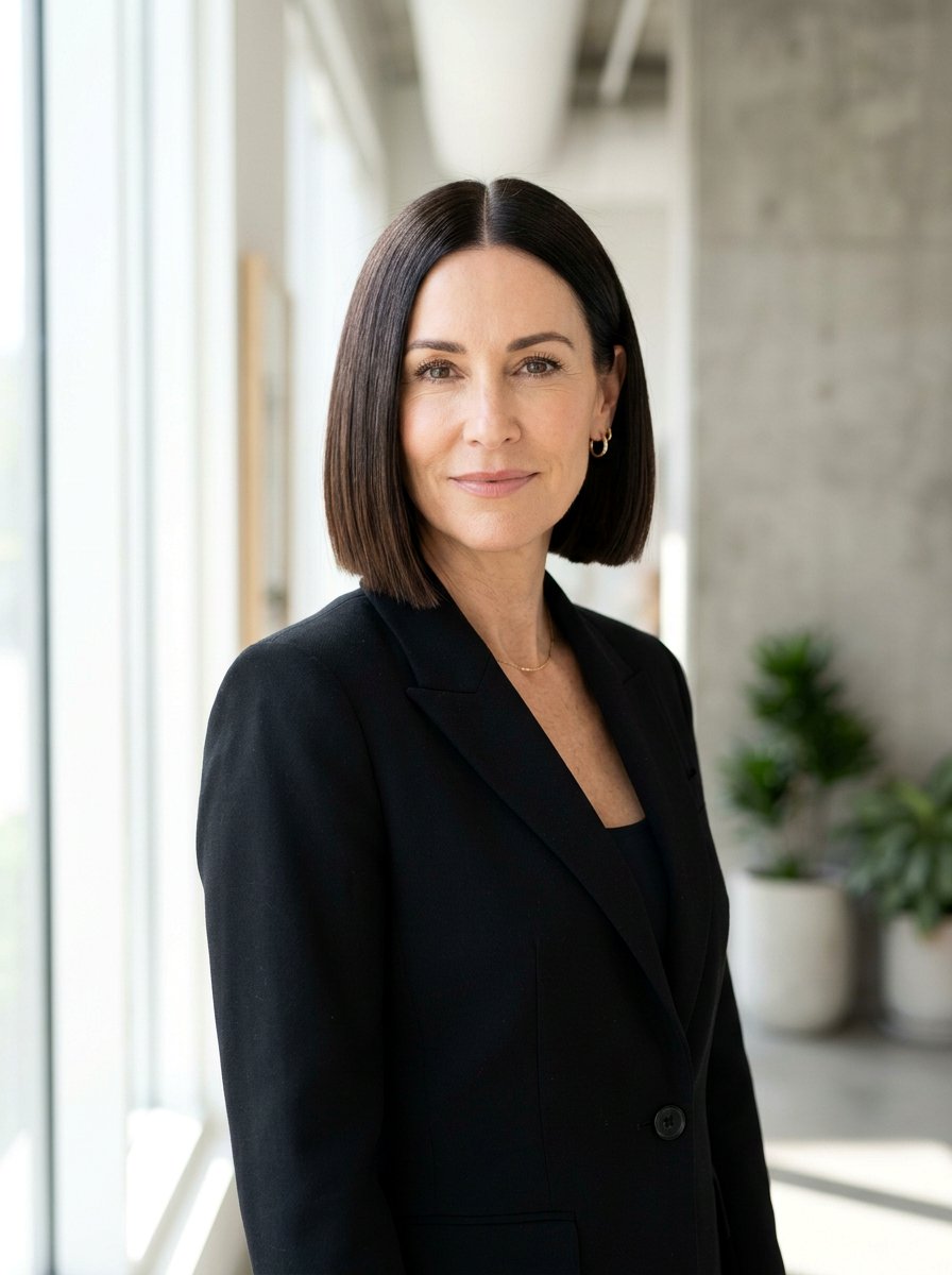 Blunt Bob Haircut - 20 short haircut for women over 40 - 20 short haircut for women over 40