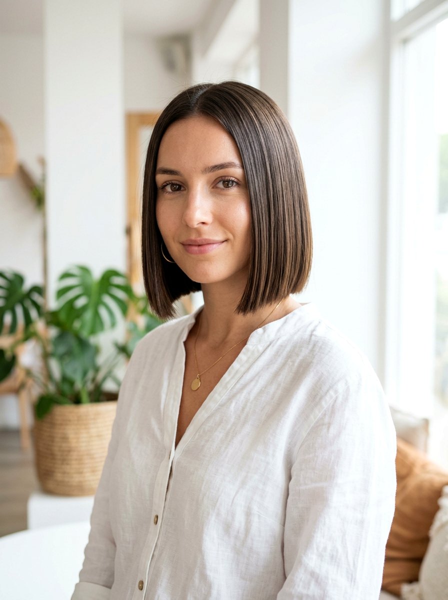 Blunt Bob Haircut - 20 summer haircut trends for women - 20 summer haircut trends for women