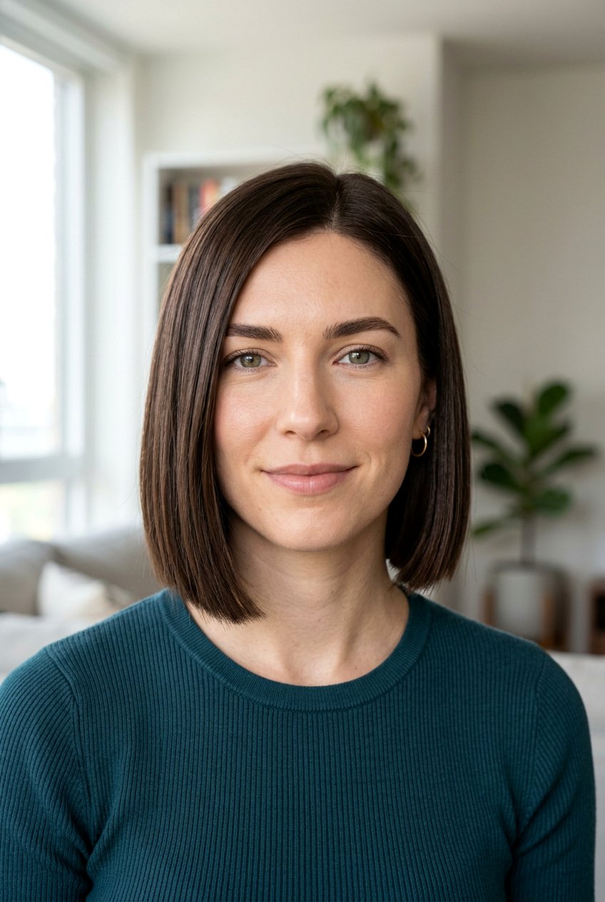 Blunt Bob Haircut - 20 low maintenance short haircuts - 20 low maintenance short haircuts