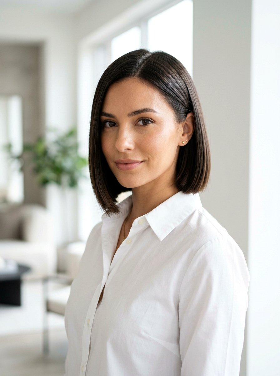 Blunt Bob Straight Haircut - 20 straight haircut ideas for women - 20 straight haircut ideas for women