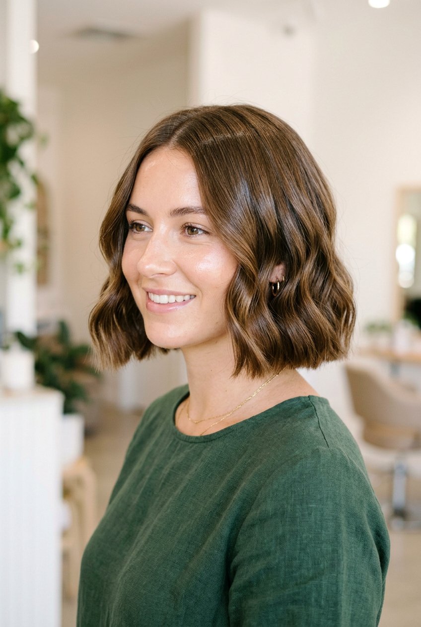 Blunt Bob Wavy Hair - 20 hairstyles for wavy hair - 20 hairstyles for wavy hair