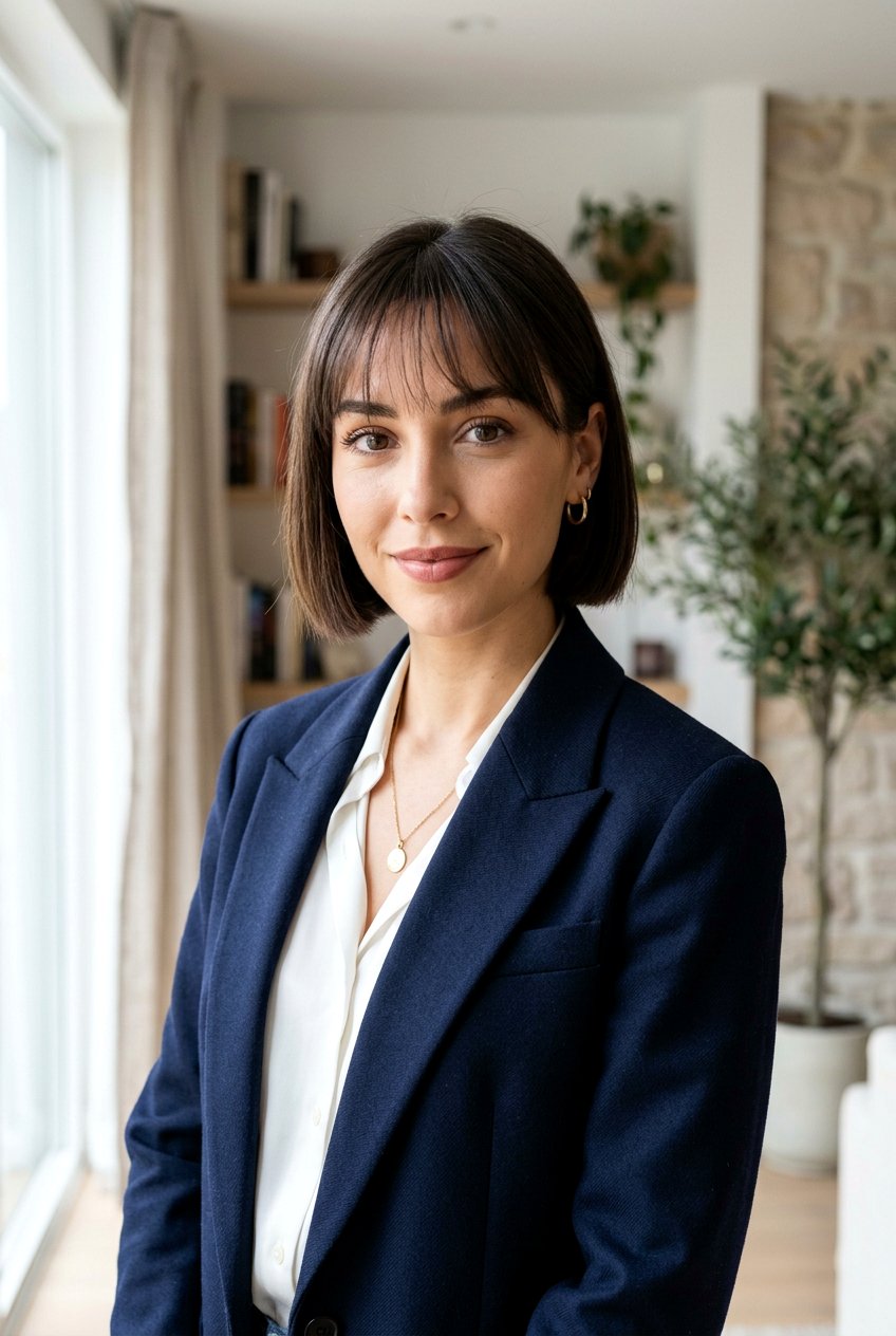 Blunt Bob With Airy See Through Bangs - 20 airy bangs for fine hair women - 20 airy bangs for fine hair women