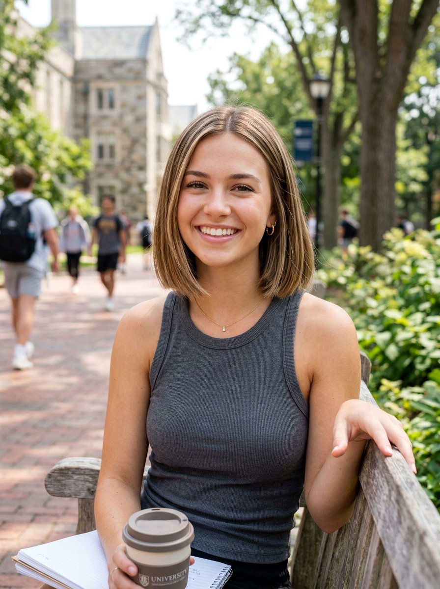 Blunt Bob With Babylights - 20 college girls blunt bob haircut - 20 college girls blunt bob haircut