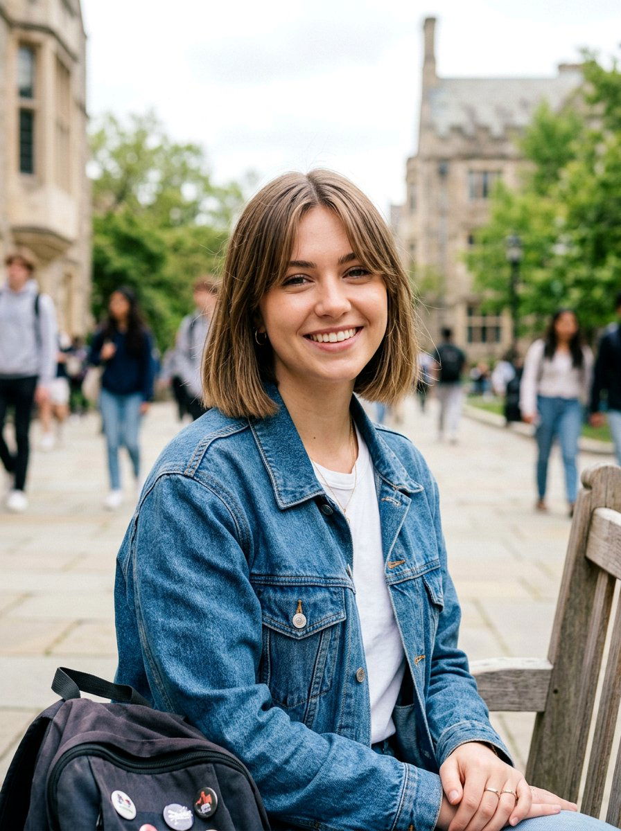Blunt Bob With Curtain Bangs - 20 college girls blunt bob haircut - 20 college girls blunt bob haircut
