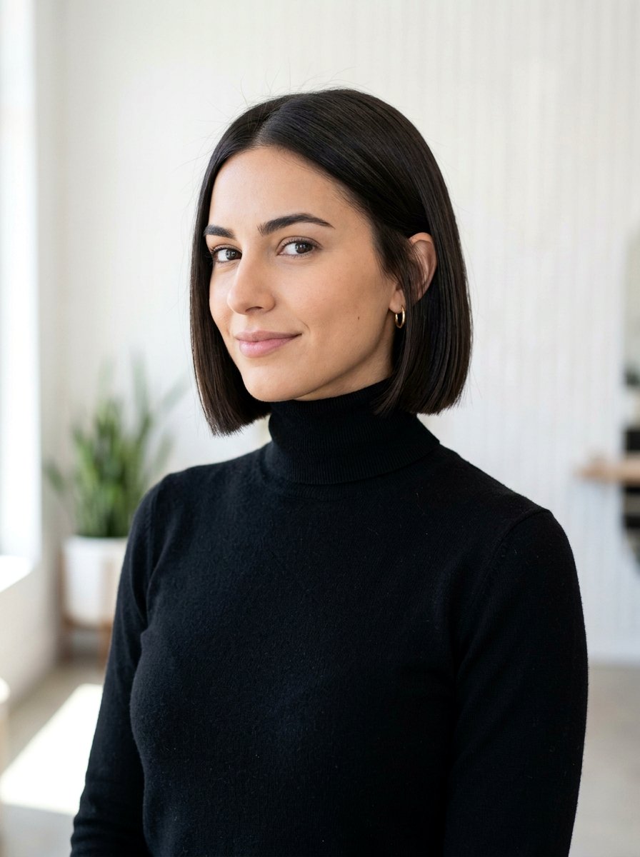 Blunt Bob With Internal Layers - 20 textured short bob for thick hair women - 20 textured short bob for thick hair women