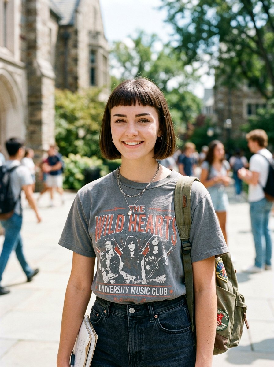 Blunt Bob With Micro Bangs - 20 college girls blunt bob haircut - 20 college girls blunt bob haircut