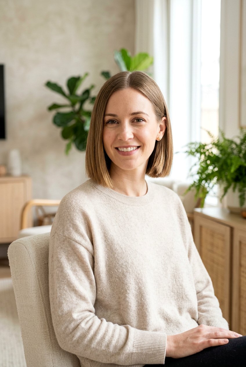 Blunt Bob for Postpartum Hair Loss - 20 haircuts for postpartum hair loss - 20 haircuts for postpartum hair loss