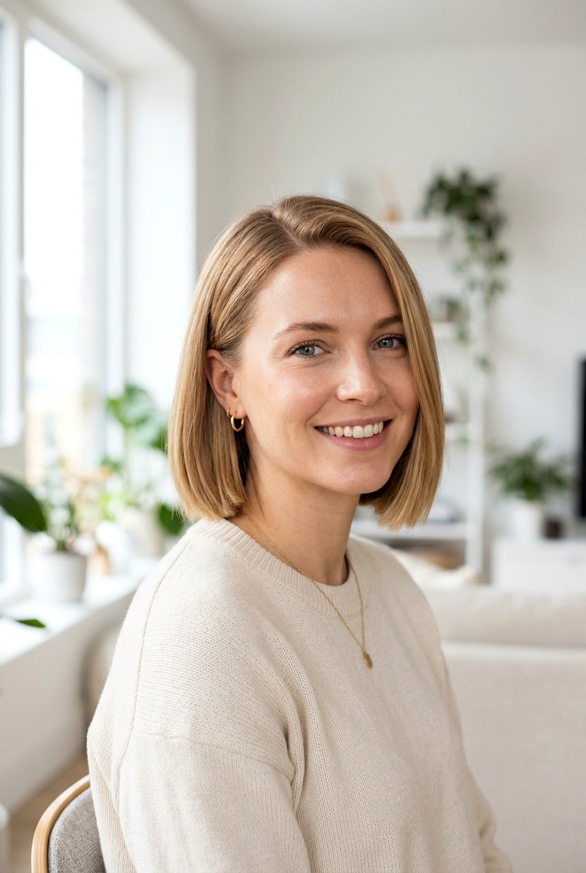 Blunt Bob for Thinning Hair - 20 hairstyles to hide thinning hair - 20 hairstyles to hide thinning hair