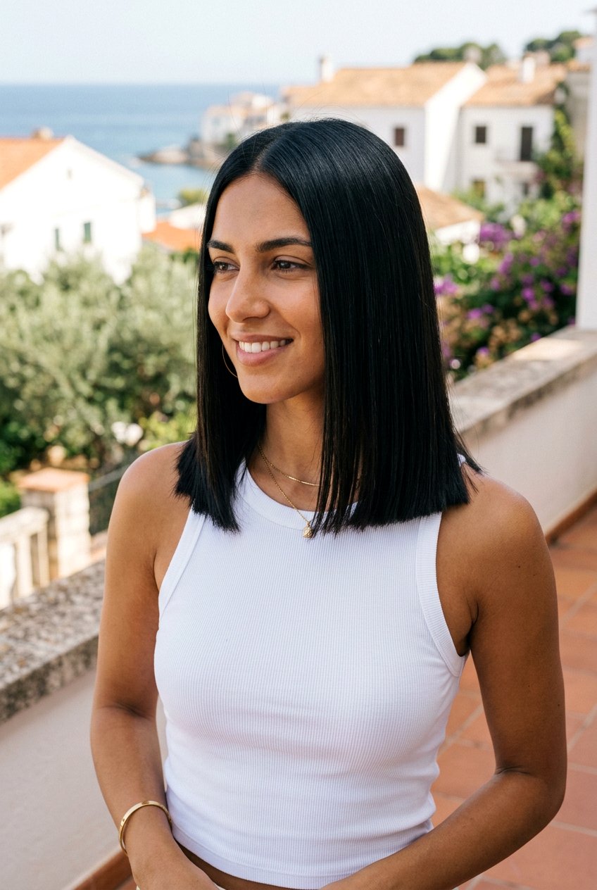 Blunt Collarbone Cut - 20 summer haircut ideas for women - 20 summer haircut ideas for women