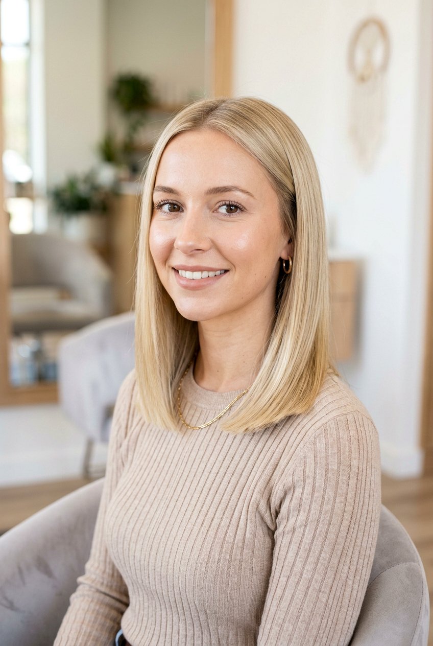 Blunt Collarbone Length Cut - 20 blunt haircut for thin ends - 20 blunt haircut for thin ends