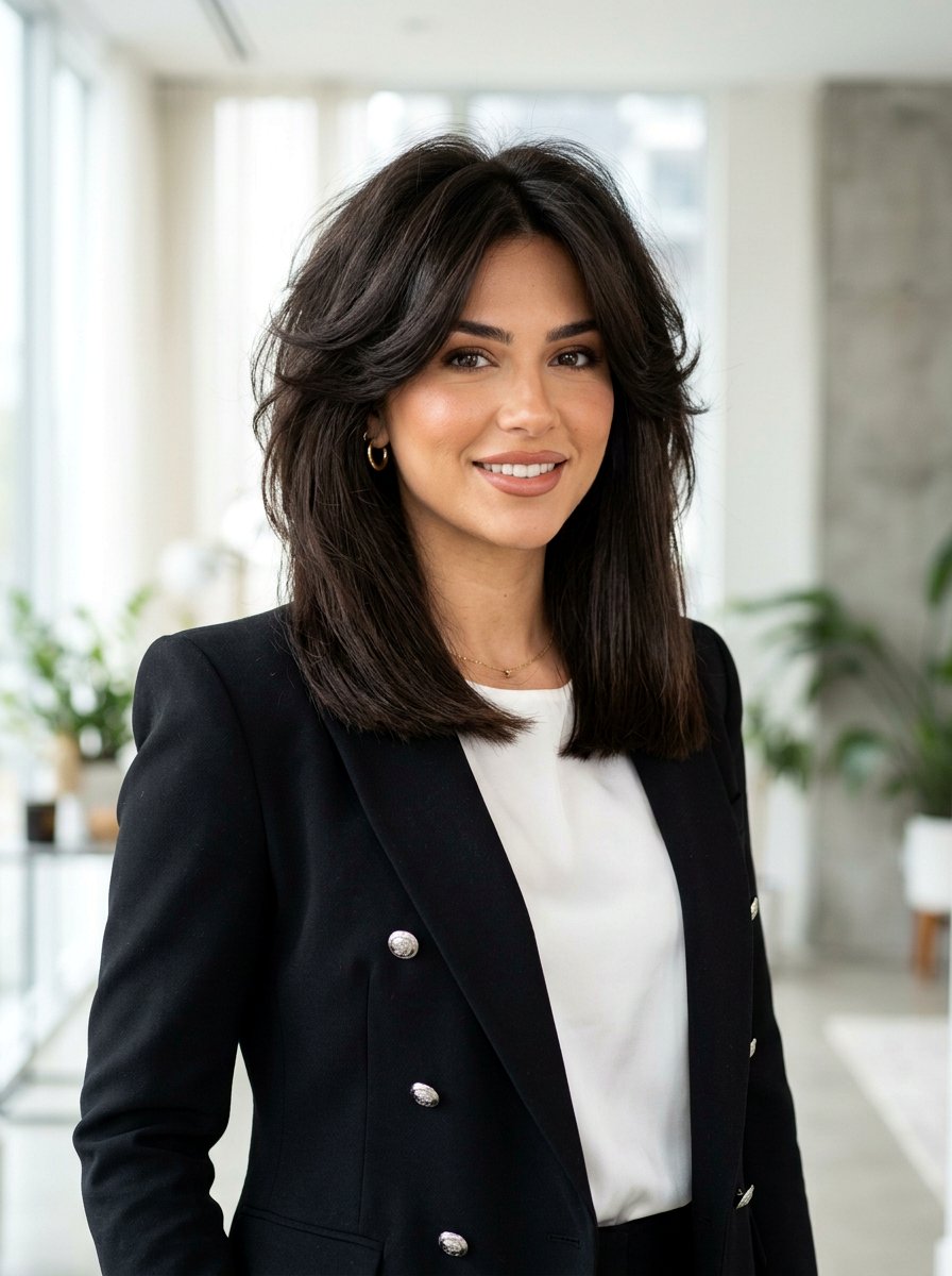 Blunt Cut Butterfly Haircut - 20 summer butterfly haircut ideas - 20 summer butterfly haircut ideas