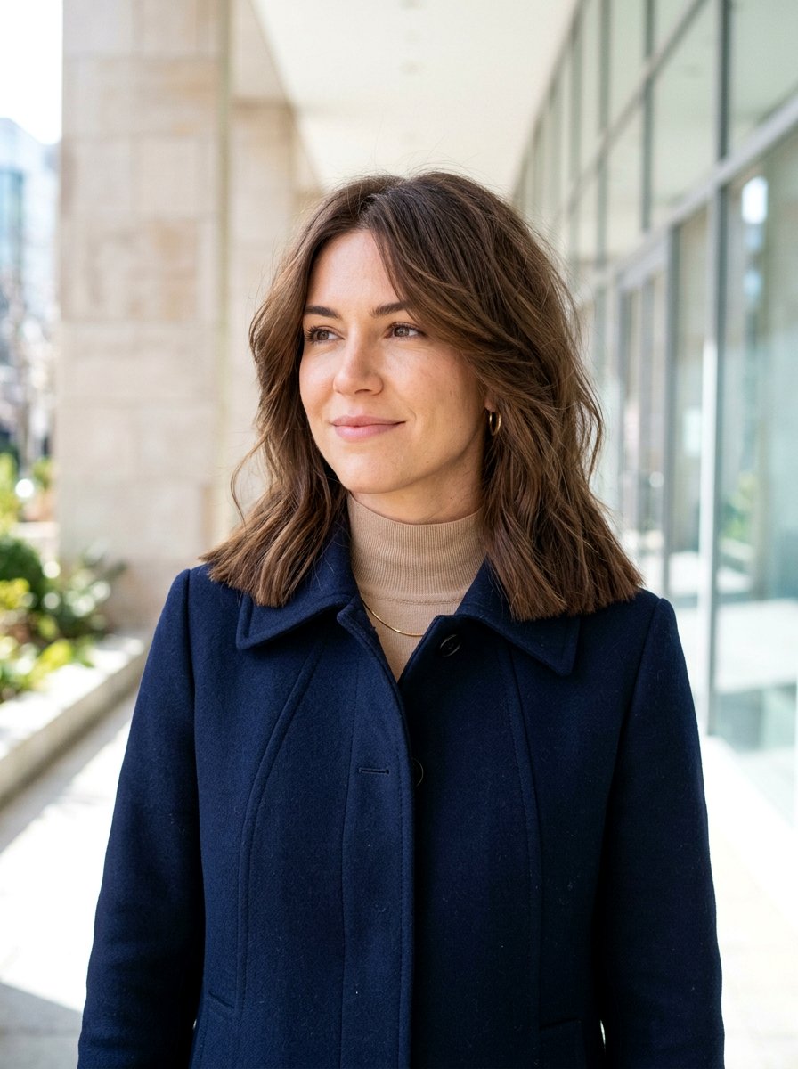 20 Stunning Straight Butterfly Haircut For Medium Hair Looks