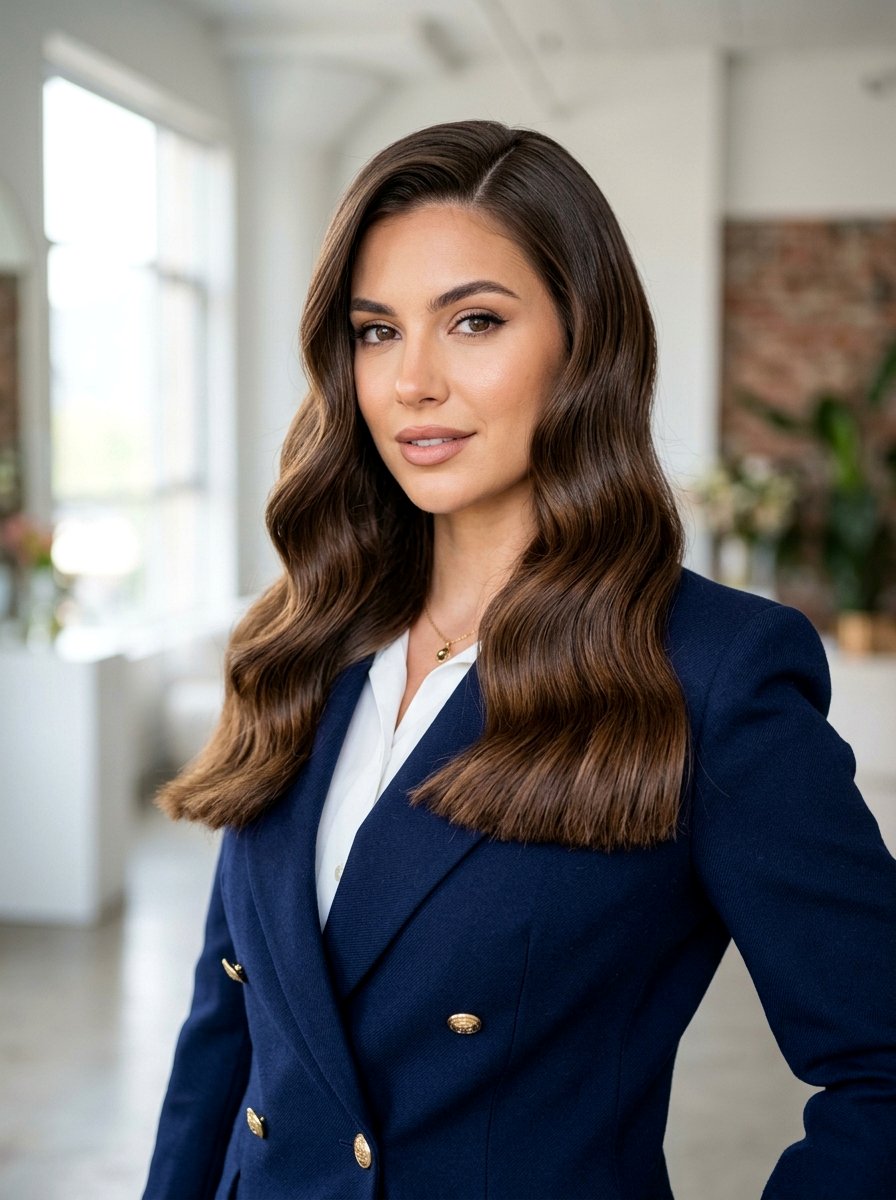 Blunt Cut Side Part Waves - 20 glossy side part waves hairstyle - 20 glossy side part waves hairstyle