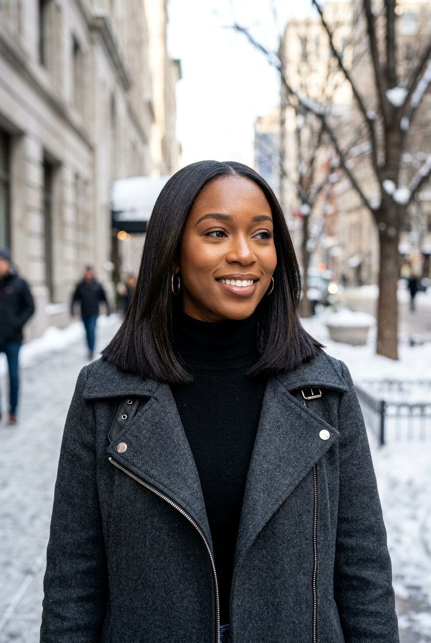 20 Flawless Black Women Silk Press Hairstyle Ideas to Try