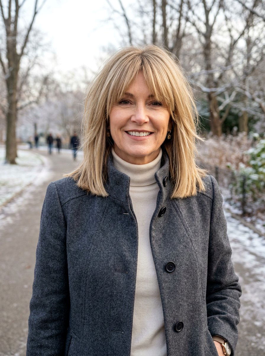 Blunt Cut Straight Shag - 20 straight shag haircut for women over 50 - 20 straight shag haircut for women over 50