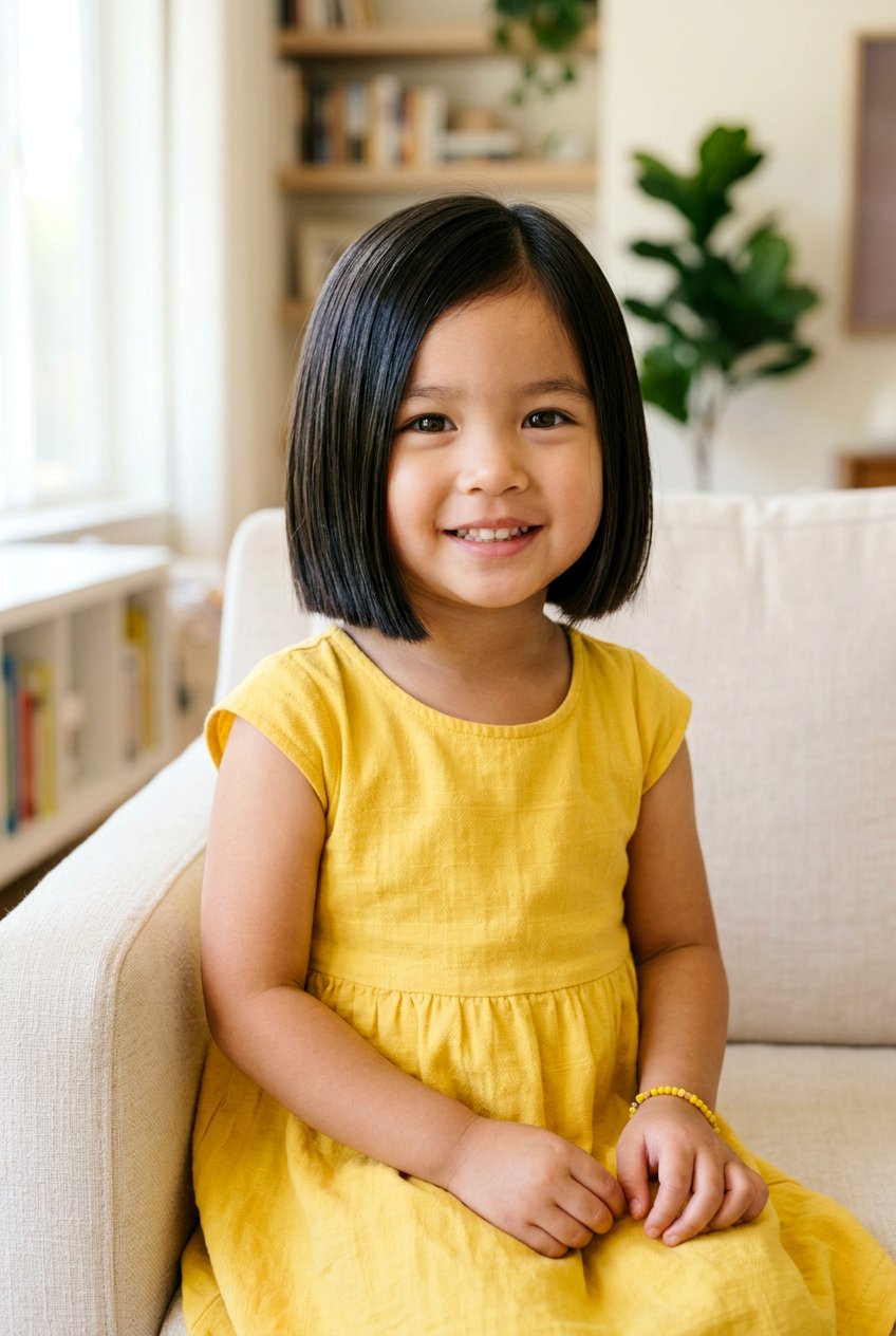 Blunt Cut Toddler Bob - 20 toddler bob haircut for girls - 20 toddler bob haircut for girls