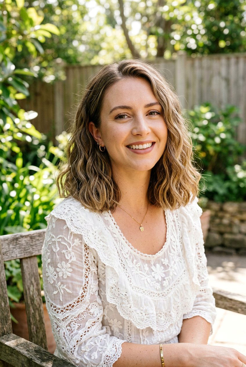 Blunt Cut Waves - 20 shoulder length haircut for moms - 20 shoulder length haircut for moms