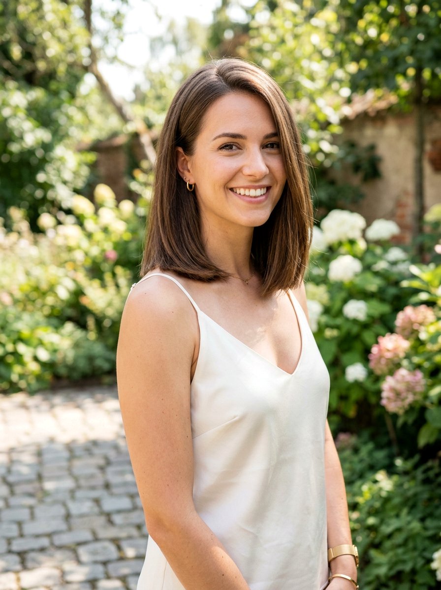 Blunt Cut With Subtle Layers Shoulder Length - 20 polished layers for shoulder length hair - 20 polished layers for shoulder length hair