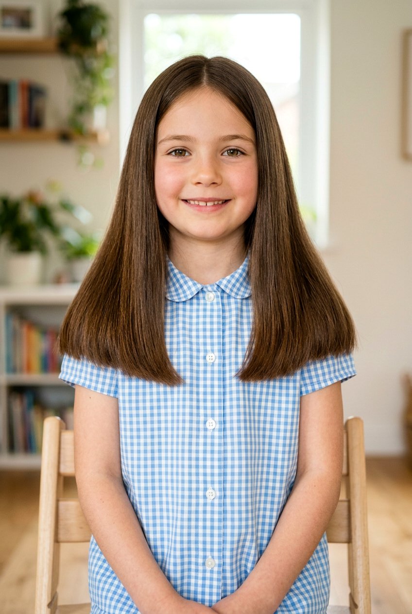 Blunt Cut Without Bangs - 20 shoulder length haircut for little girls - 20 shoulder length haircut for little girls
